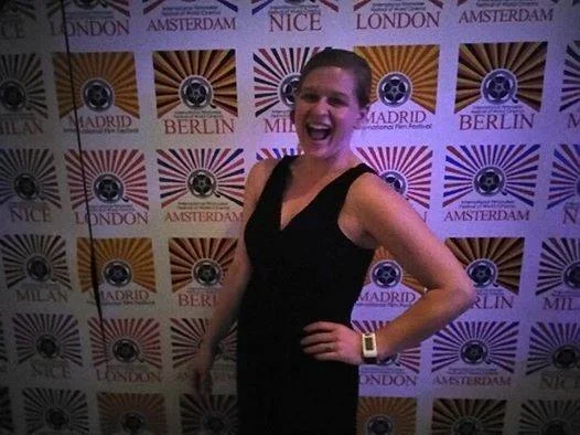 Arin hitting the Red Carpet at The Amsterdam Film Festival