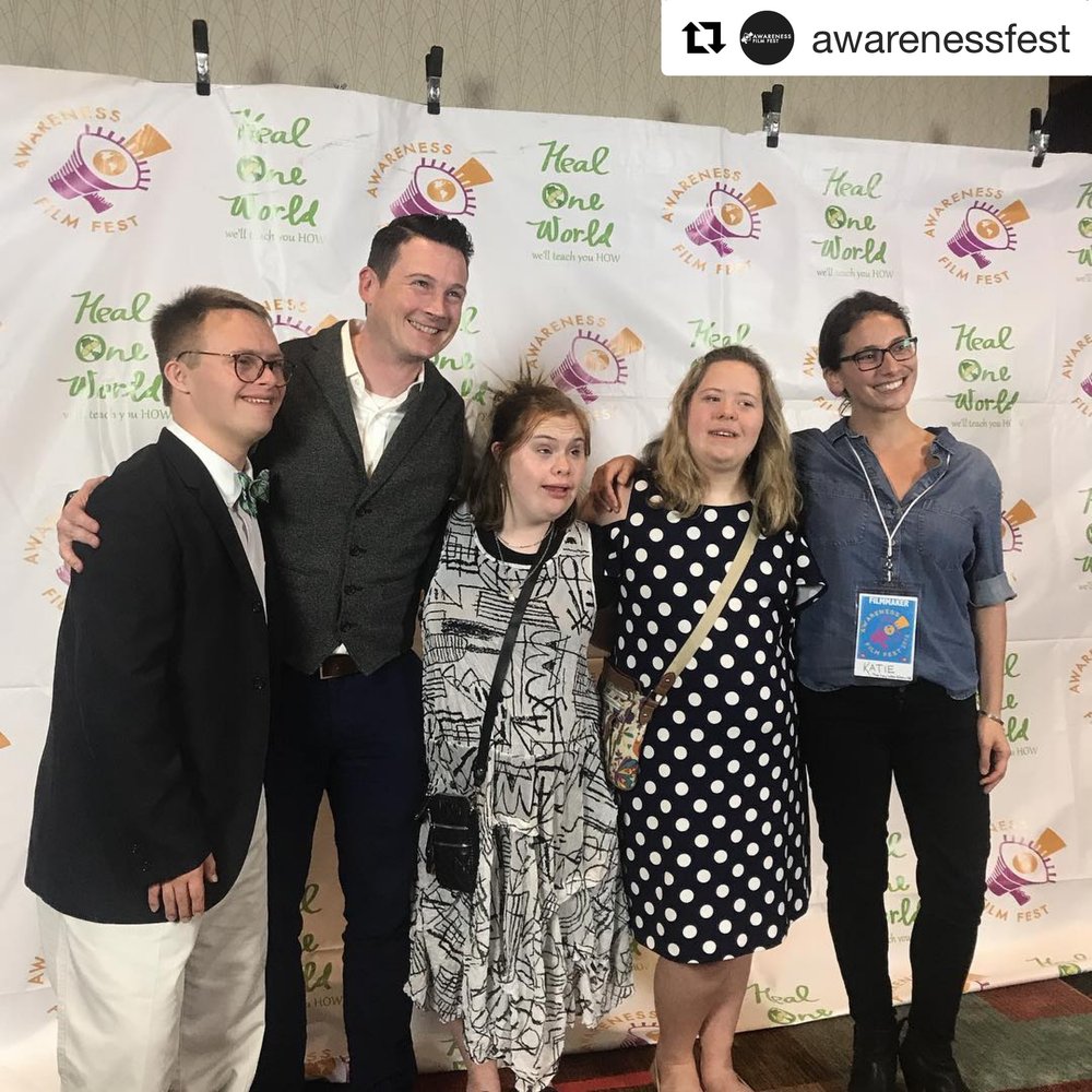  At The Awareness Festival in Los Angeles where The Spy Who Knew Me won the Audience Choice Award for Best Narrative Feature. 