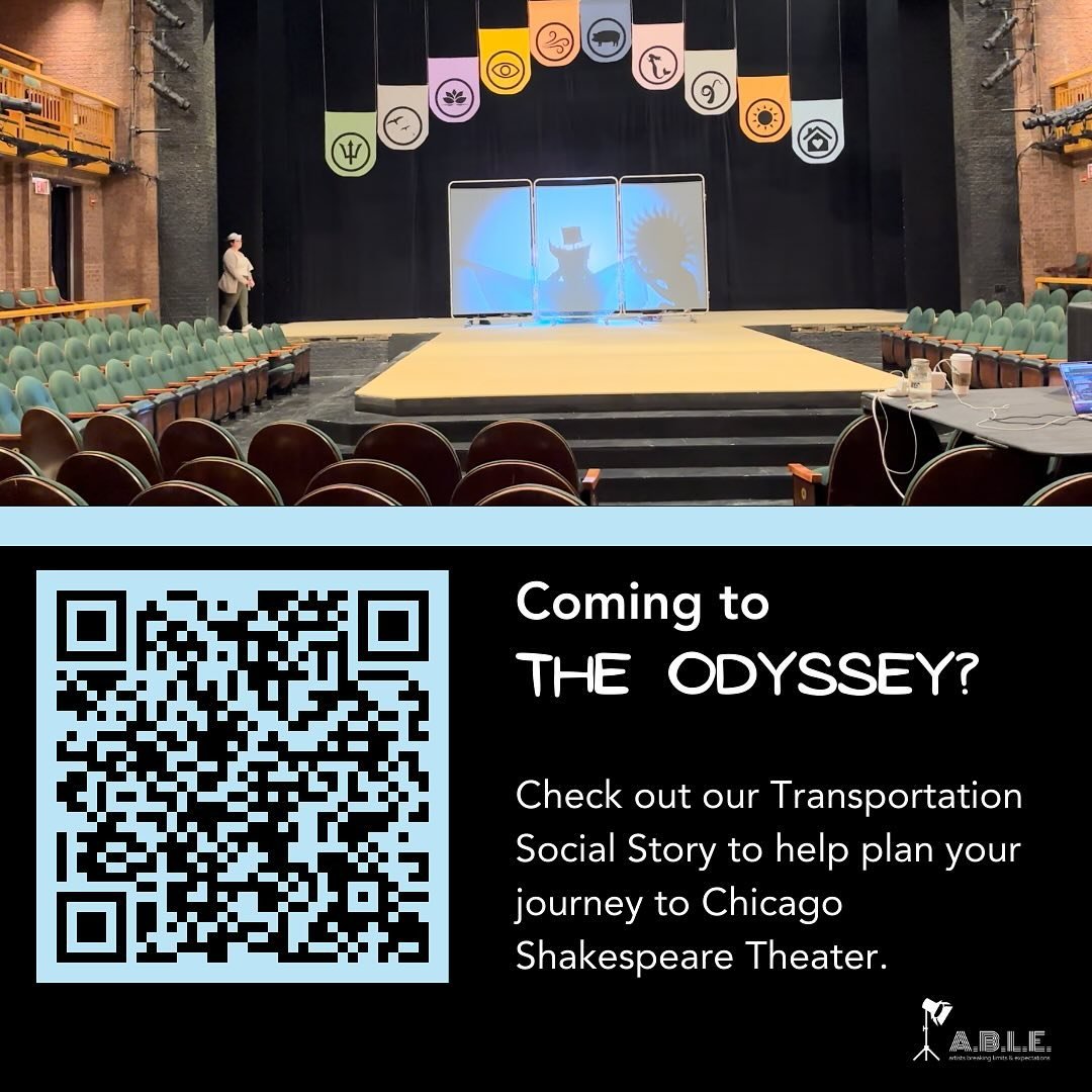 Odysseus didn&rsquo;t know what to expect on his journey but we want you to have an easier Odyssey. Check out our transportation social story to plan your route to @chicagoshakes for Saturday&rsquo;s show. Whether you&rsquo;re arriving by car or on p