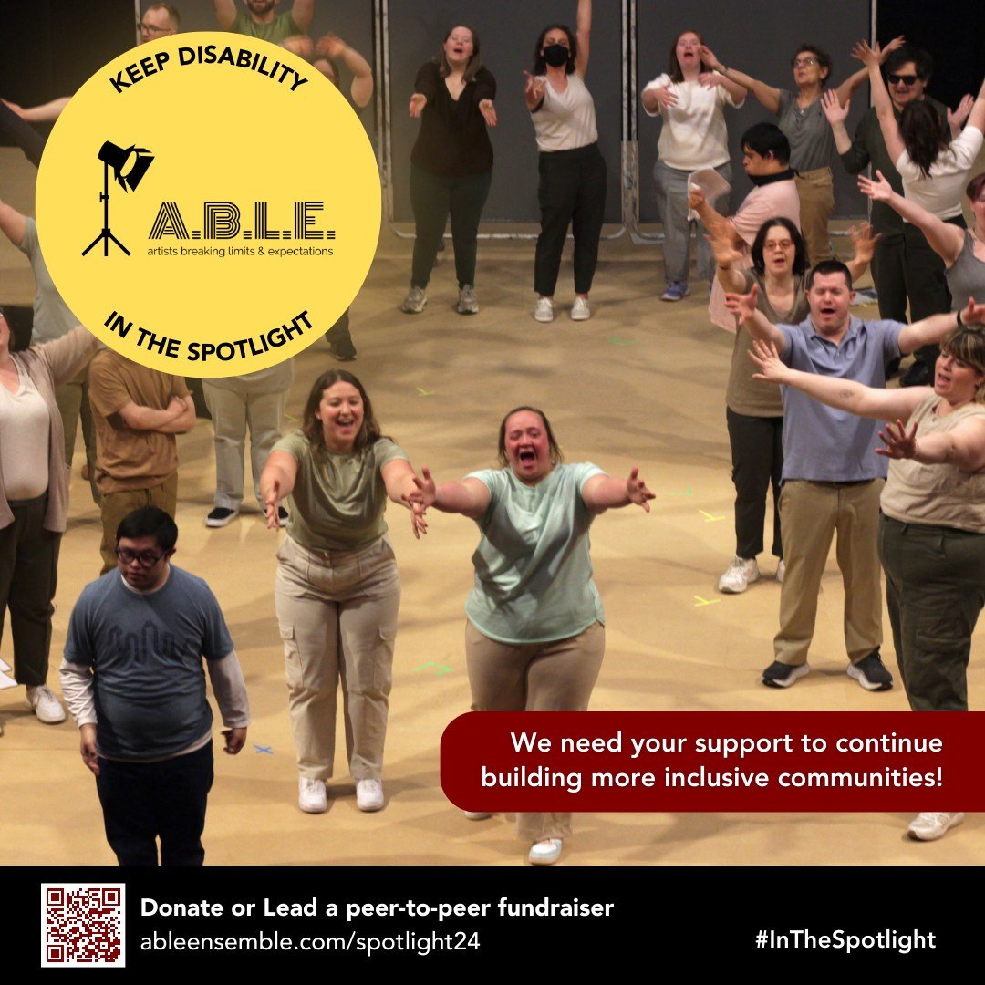 A core piece of ABLE's mission is sharing our work with our community - like we got to do this past weekend at The Odyssey. By placing disability #InTheSpotlight, ABLE hopes to shift preconceptions and build more inclusive communities. If you believe