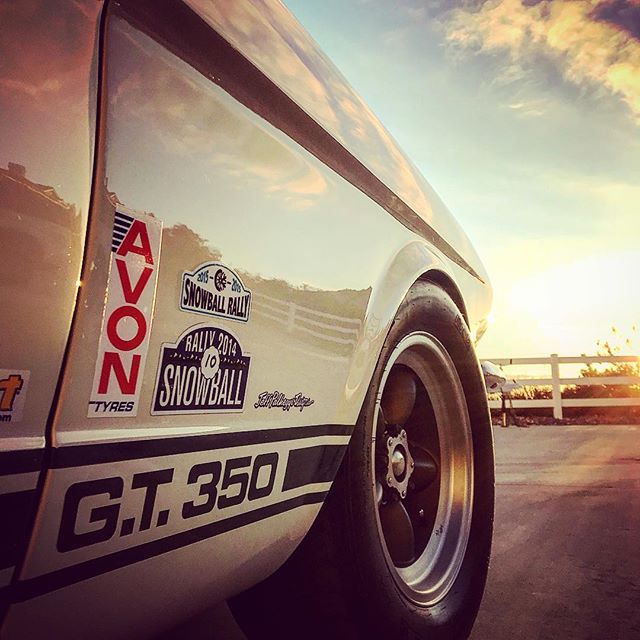 The 66 gets out of the garage after a year of no use😕 delivered to @windsorandkent for some much needed maintenance and prep! #mustanggt350 #fordracing  #fordmotorsport #snowballrally  let&rsquo;s snowball this year! @jeffpalhegyidesign