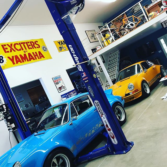 Eye candy for the garage today thanks to @flyin.hawaiin and the many projects! @braidwheelsusa  #porsche911 #porschersr #vintageporsche #porscheiroc  @jeffpalhegyidesign