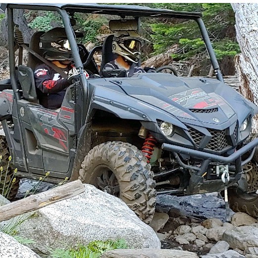 #yamahamotorusa #wolverinex2 #yamahawolverine on the rubicon! Amazing and  tough, the #wolverine and the #rubicontrail @jeffpalhegyidesign