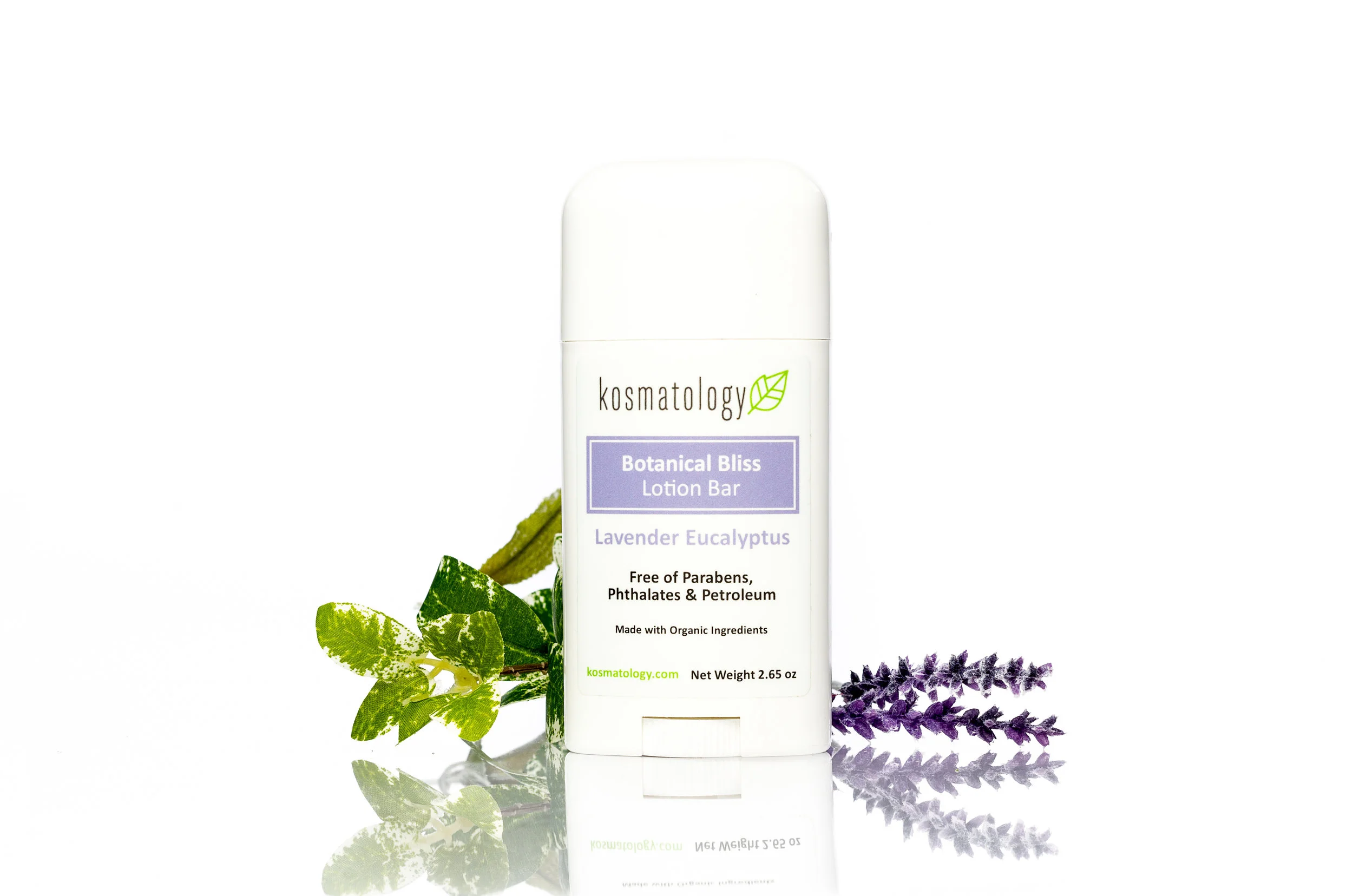 Botanical Bliss Lotion Bar with lavender and eucalyptus