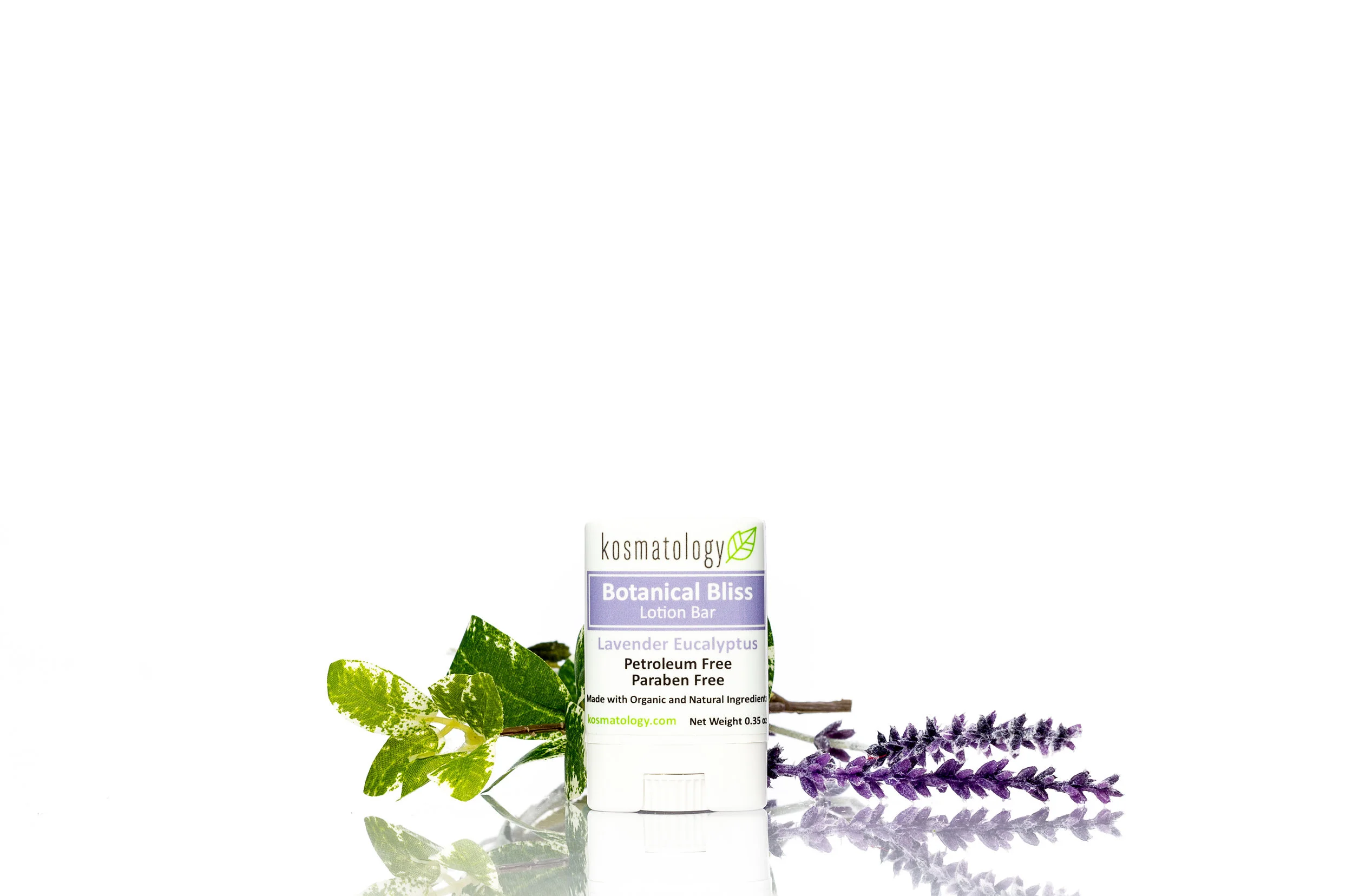 Botanical Bliss Mini Lotion Bar with lavender and eucalyptus