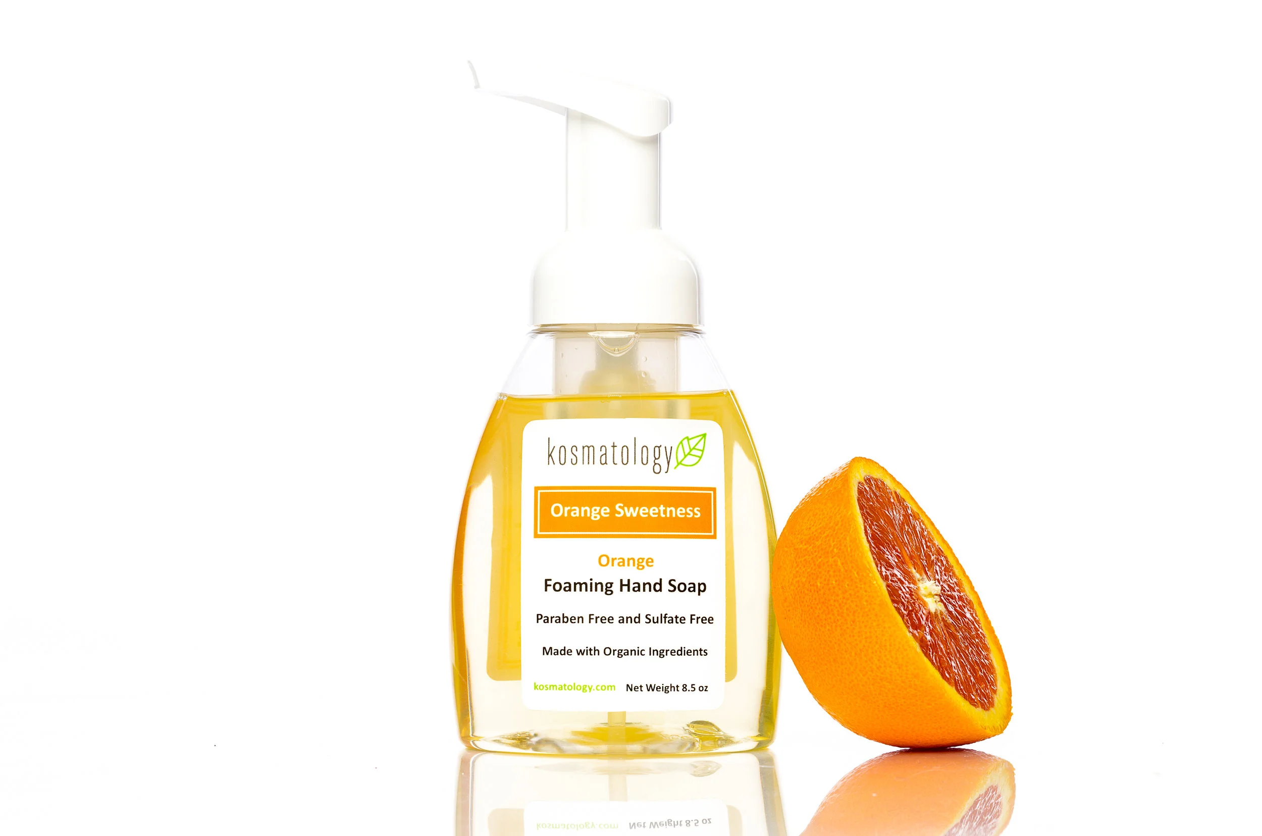 Orange Sweetness Foaming Hand Soap with oranges