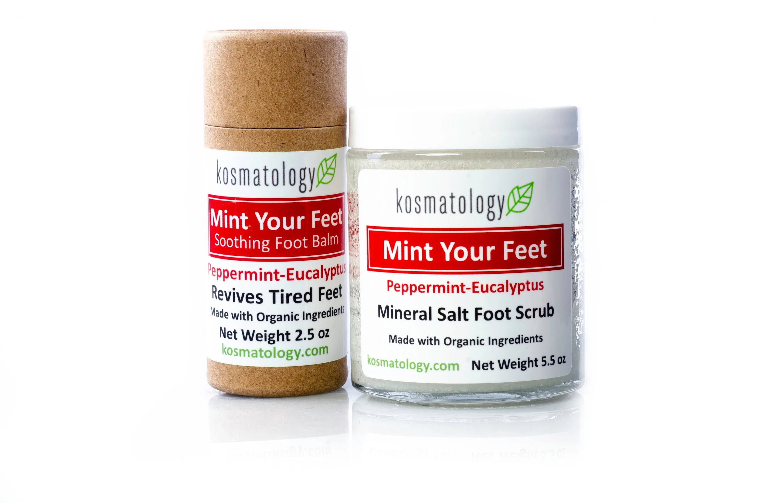 Mint Your Feet Foot Balm and Foot Scrub