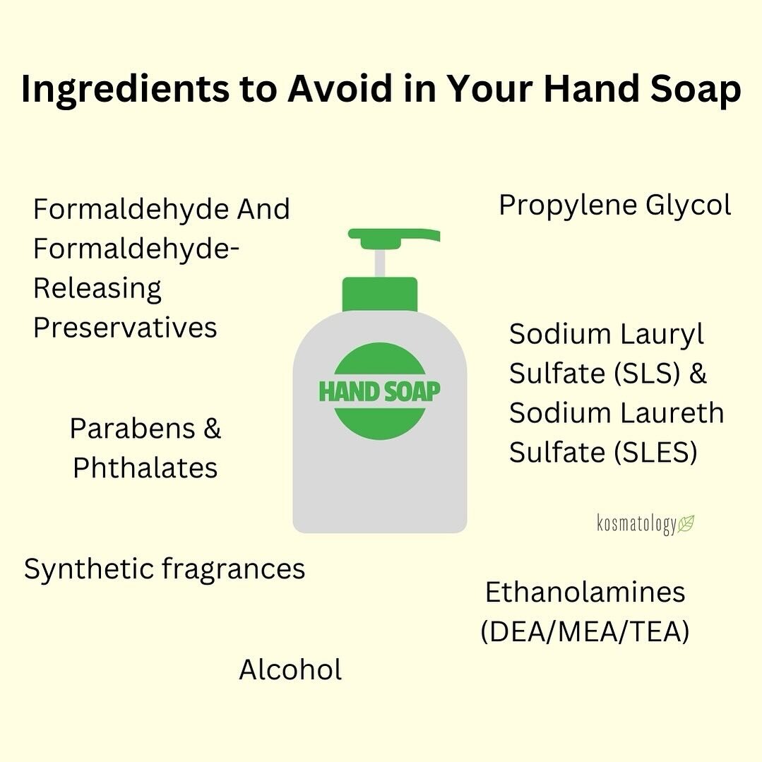 Choose your hand soap wisely, as it can have a significant impact on your health and wellbeing. Our hand soap is free from harmful ingredients such as Formaldehyde, Parabens, Phthalates, Synthetic Fragrances, Alcohol, Propylene Glycol, Sodium Lauryl 