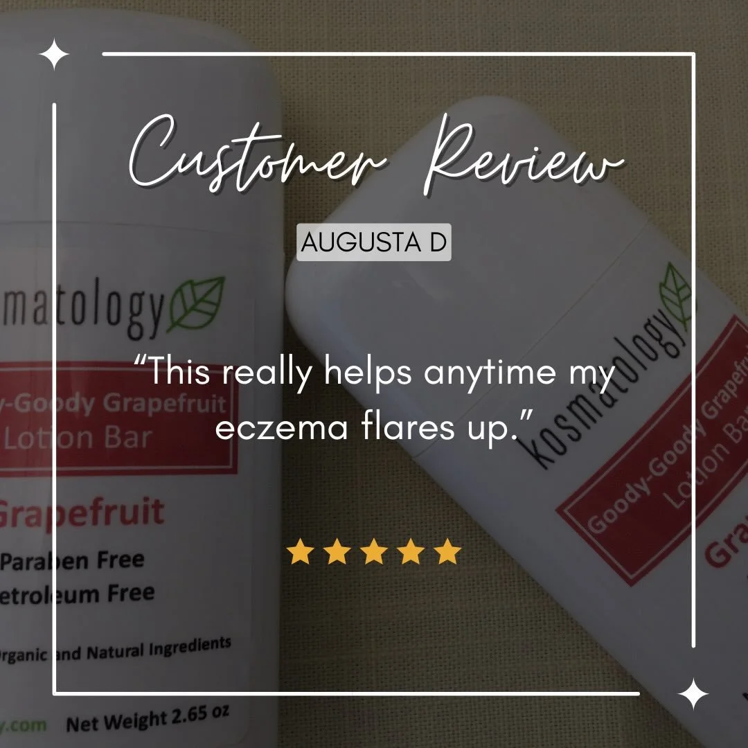 We love hearing this&mdash;our Grapefruit Lotion Bar has been a go-to for easing dry, irritated skin when eczema flares up. Simple, nourishing, and easy to apply exactly where you need it.
⠀⠀⠀⠀⠀⠀⠀⠀⠀
Sometimes relief really can come in the smallest ri