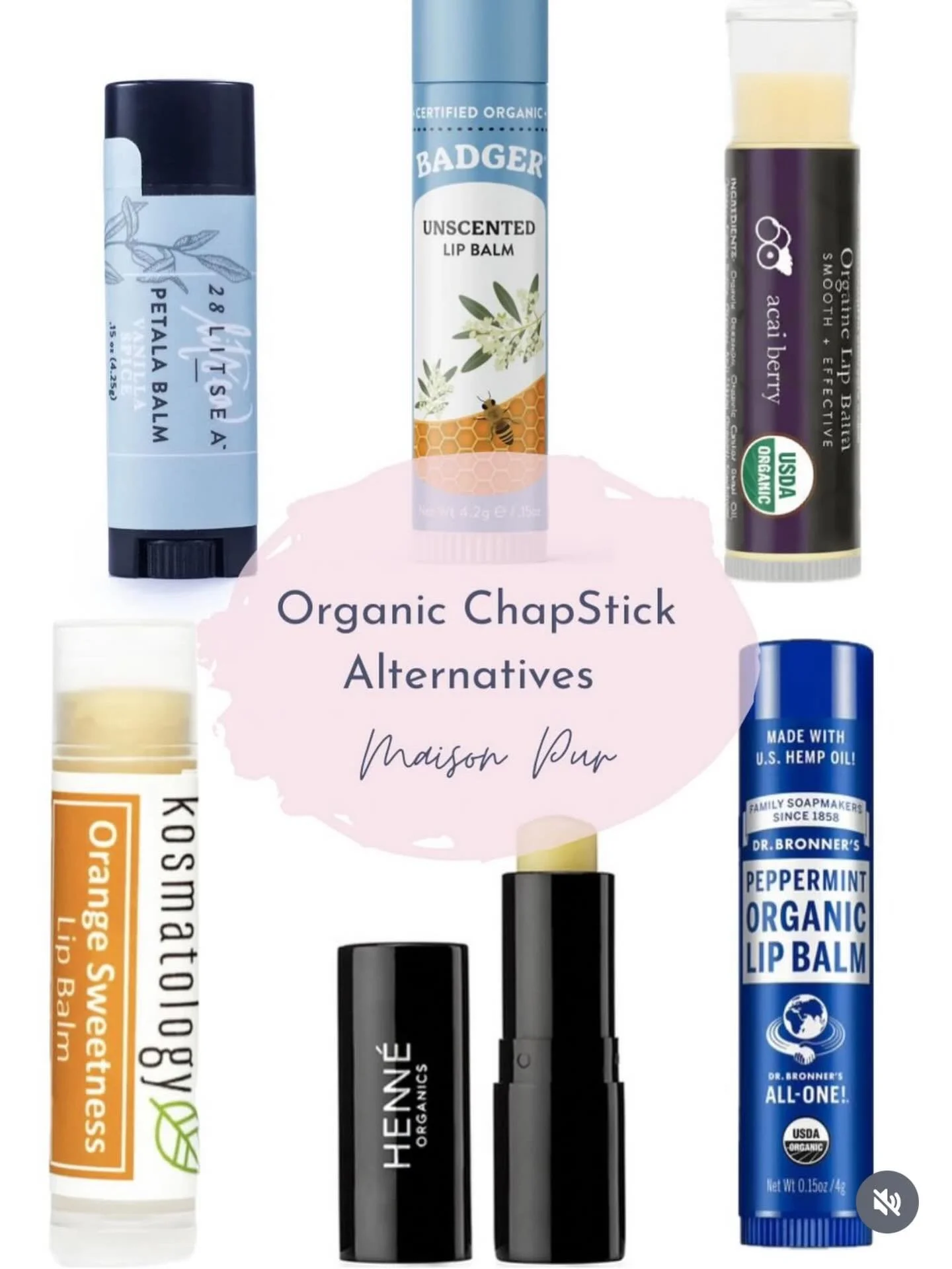 Love seeing clean swaps in action 🤍

We&rsquo;re honored to be included in @maisonpur&rsquo;s roundup of organic chapstick alternatives! When it comes to lip care, what you leave out matters just as much as what you put in. No petroleum. No syntheti