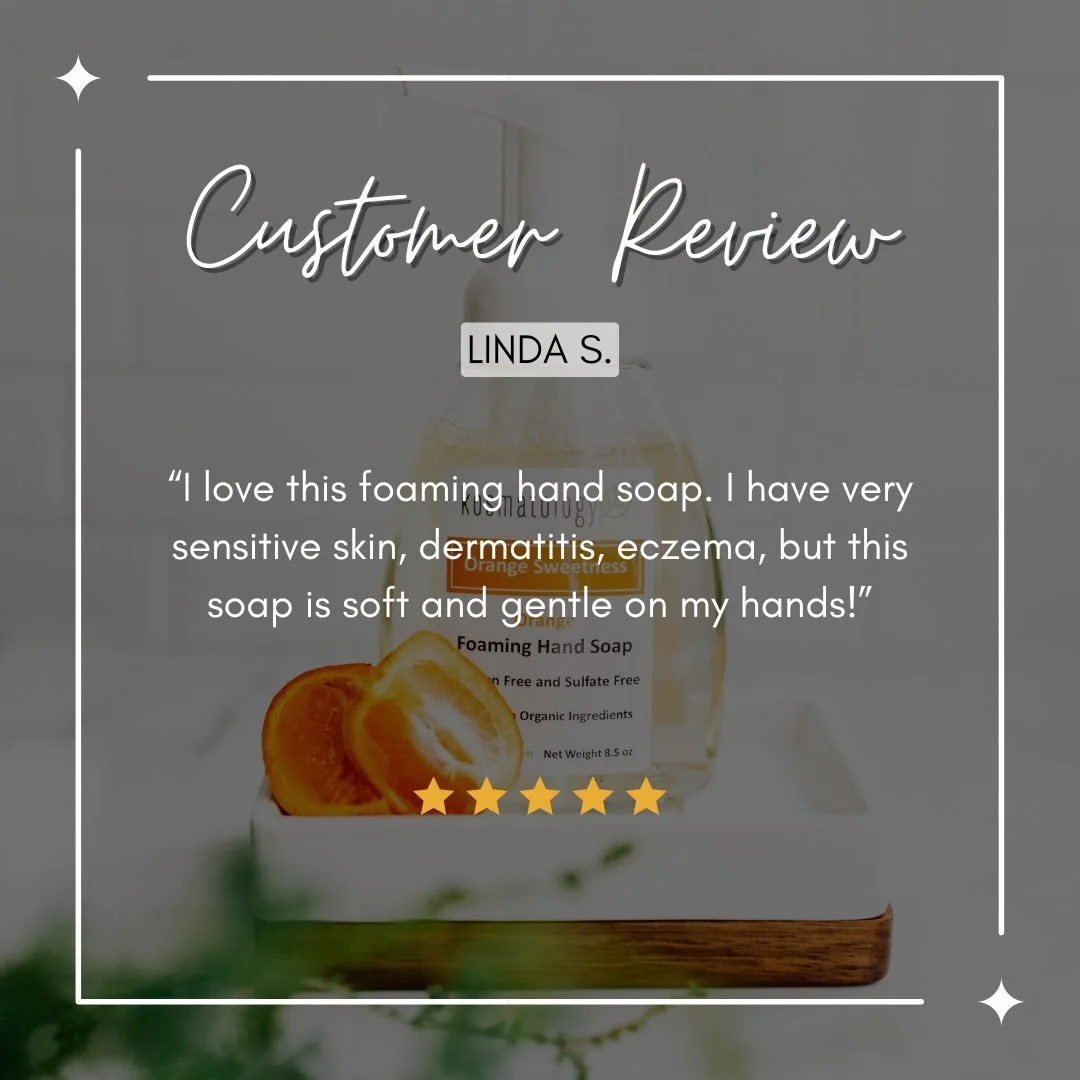 Gentle and effective&mdash;just the way it should be 🤍
⠀⠀⠀⠀⠀⠀⠀⠀⠀
Linda S. shared that even with sensitive skin, dermatitis, and eczema, our foaming hand soap feels soft and gentle on her hands. That&rsquo;s exactly why we make it the way we do&mdash