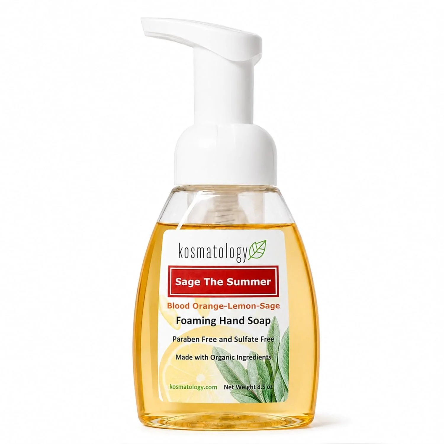 Limited Edition Sage the Summer Foaming Hand Soap – Natural Citrus Herb Hand Soap