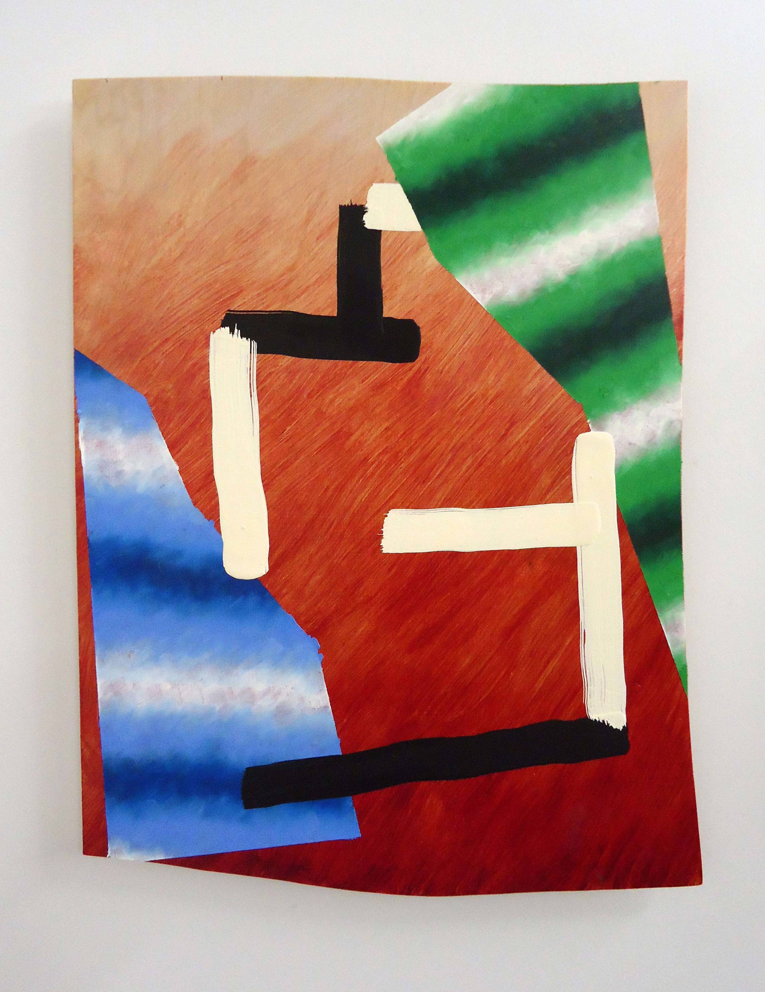 W.G.D.O.L.S. (2015) Oil, Oil Stick & Encaustic on Plywood