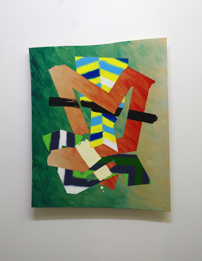 W.O.E.M. (2015) Oil & Encaustic on Plywood