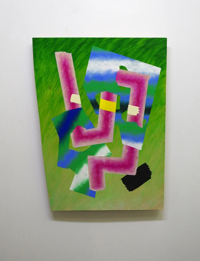 J.W.I.Y.G. (2015) Oil, Oil Stick & Encaustic on Plywood