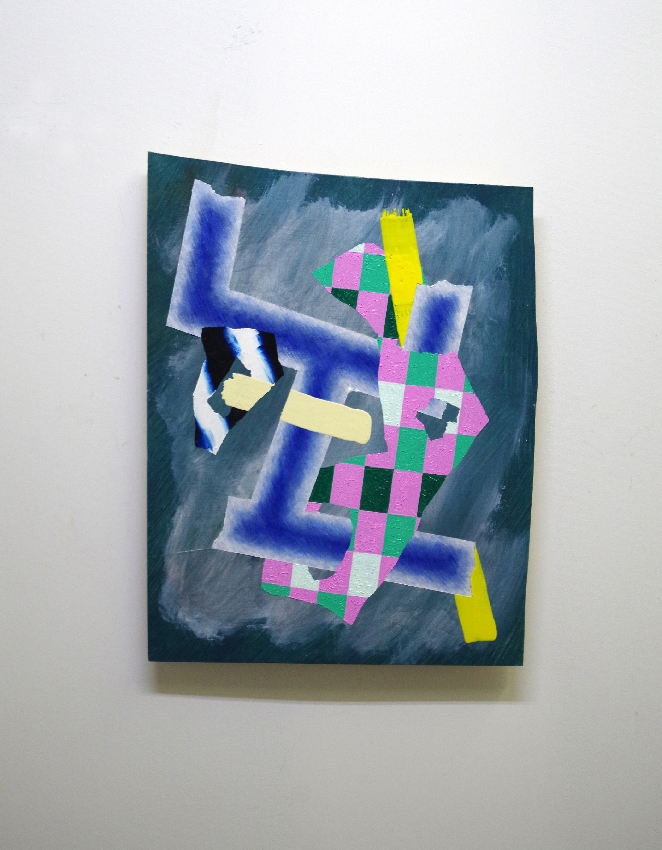 O.T.W.T.M.S. (2016) Oil, Acrylic & Encaustic on Plywood