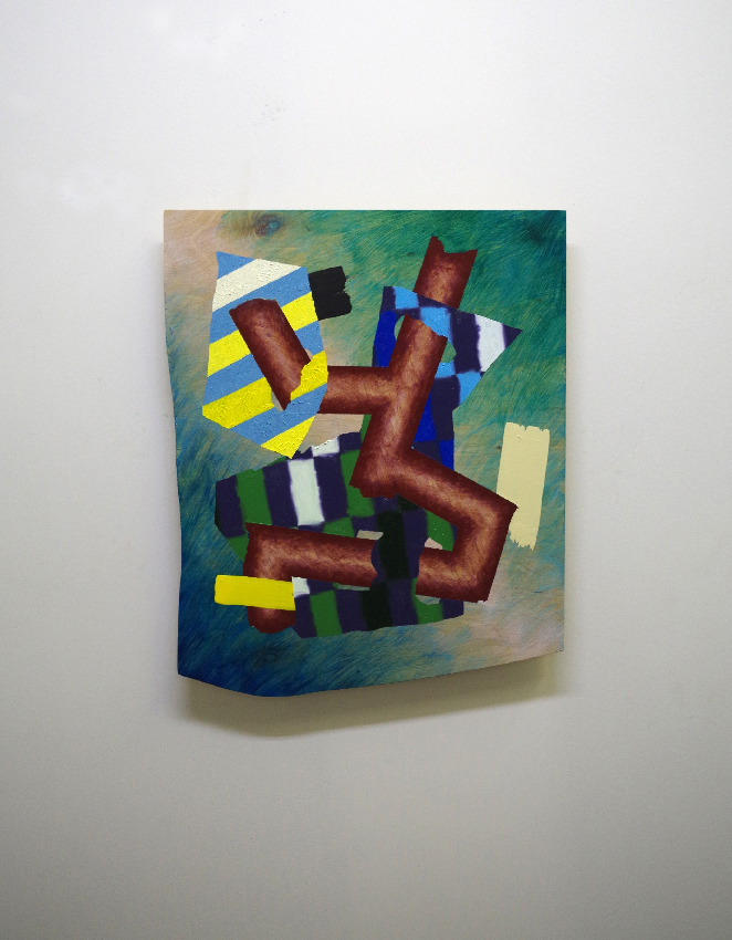 S.I.W.S. (2016) Oil & Encaustic on Plywood