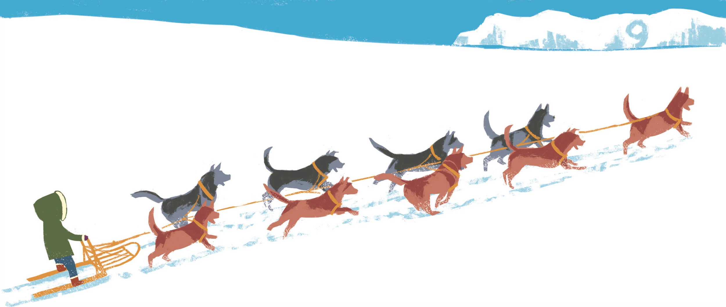 Spread from Cantata Learning's Winter Math series