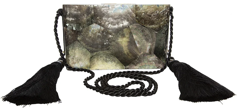 CHRISELLE Flapper Minaudière - Grey