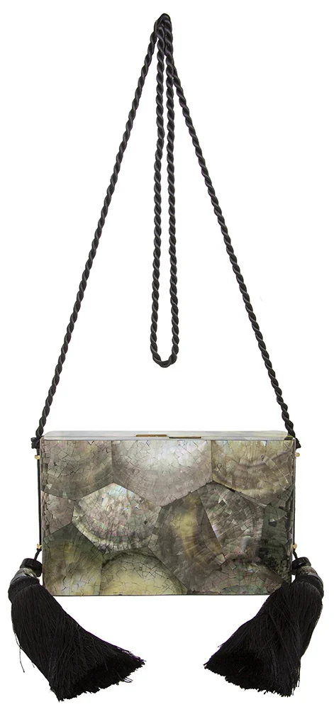 CHRISELLE Flapper Minaudière - Grey