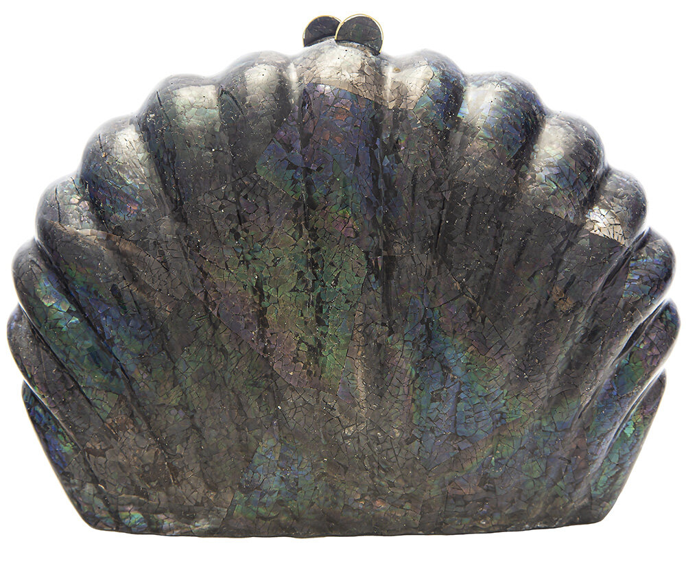 VENUS Clam Shell Minaudière - Violet