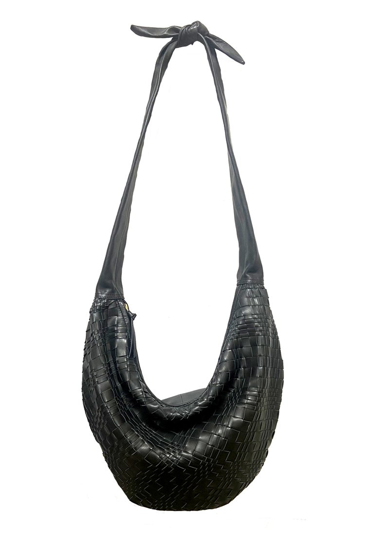 RYMN Woven Hobo - Black — RAFE New York