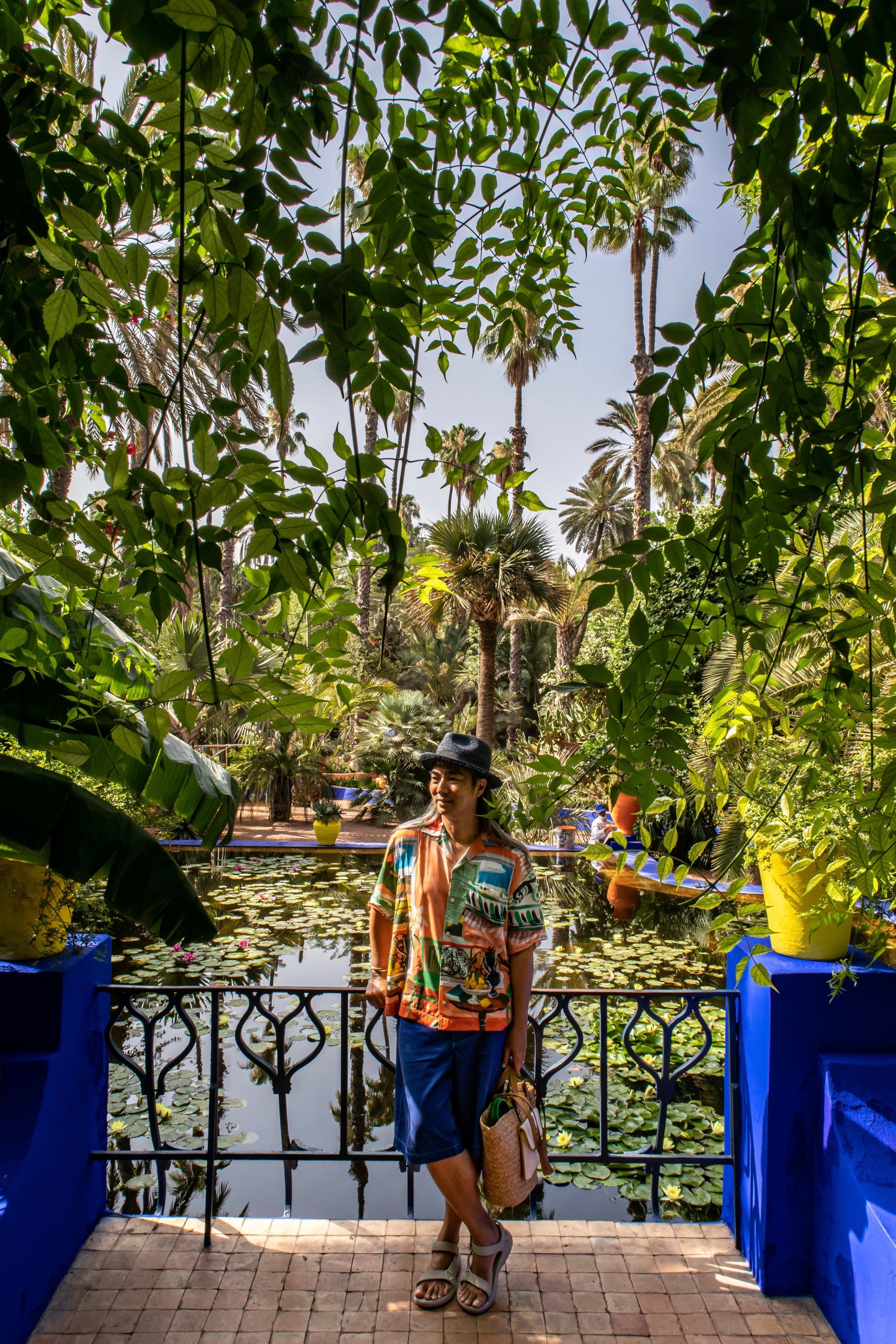 Rafe in Majorelle gardens.jpg