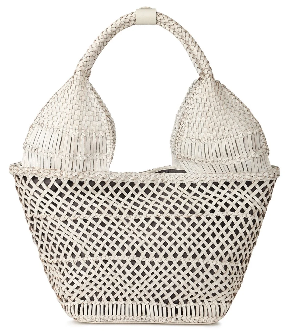 Margarita woven tote - White