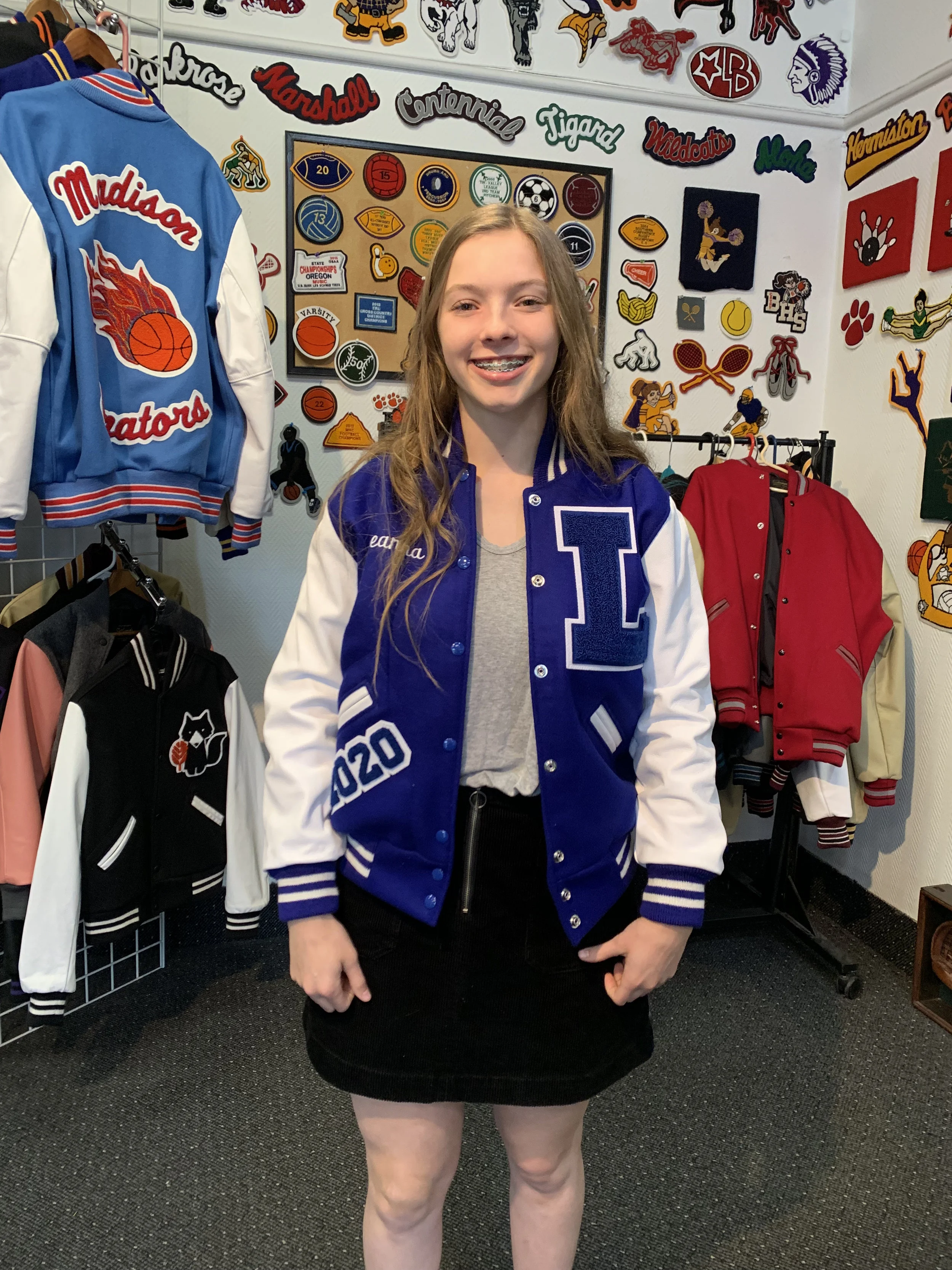 volleyball varsity jacket