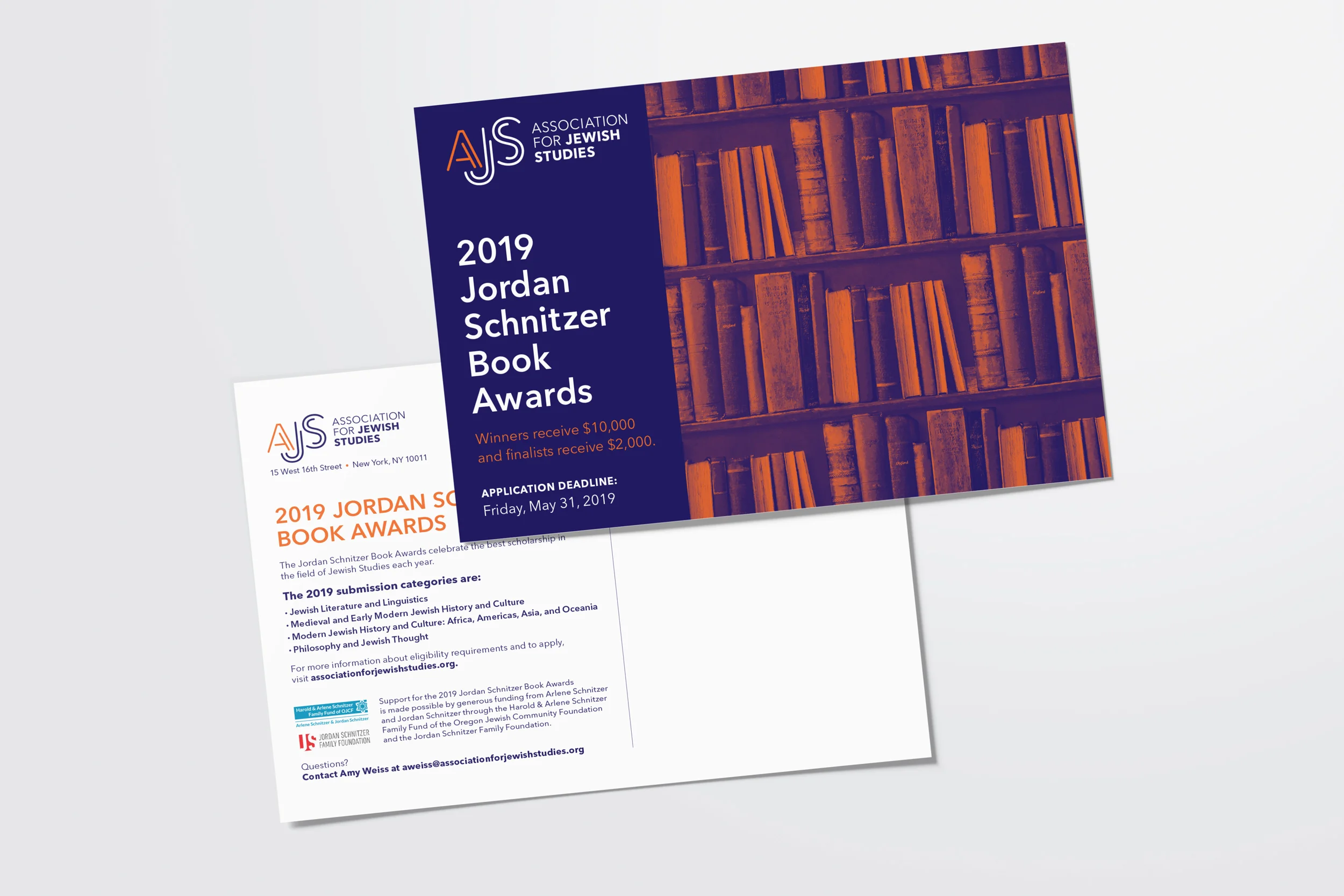 Book Award Postcard