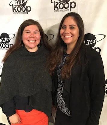 Co-director Chelsea Hernandez and editor Monica Santis - photo by Robert Sims