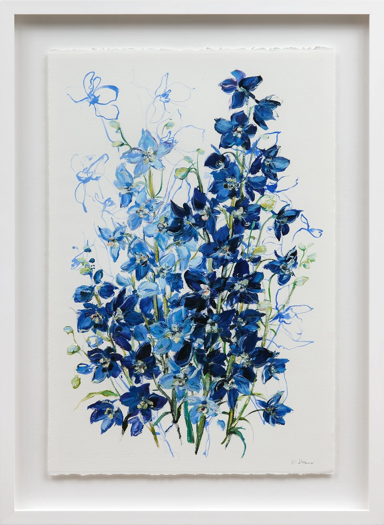 Delphiniums-AnnualBlues_OilOnPaper_26.5"x20"_Framed_2025.jpg