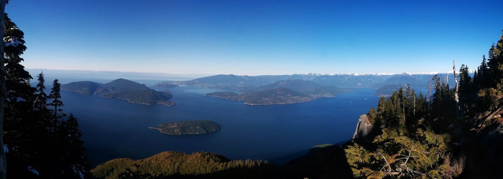Winter Crossing of Howe Sound Crest Trail