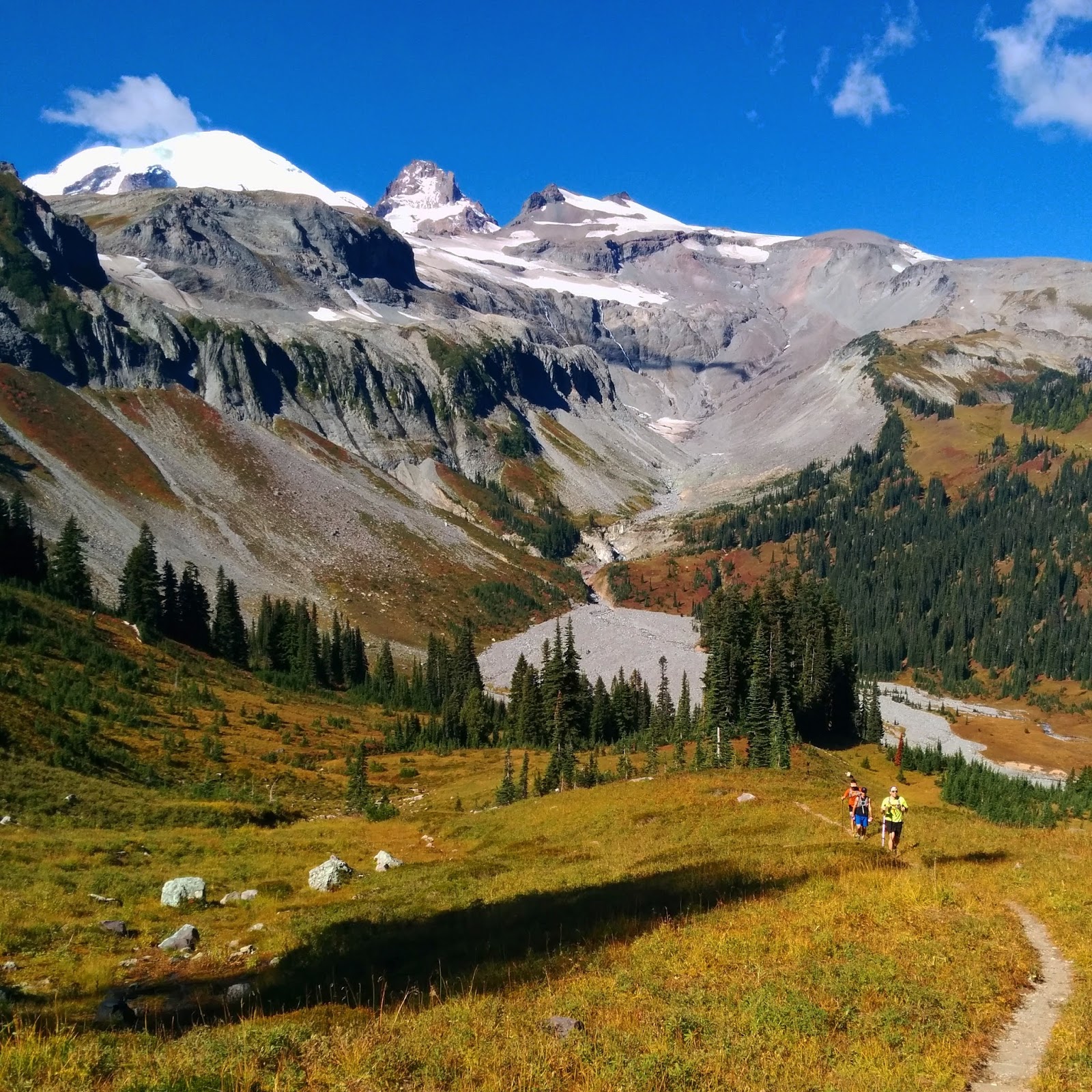 Just one of many stunning vantages on the Wonderland Trail.