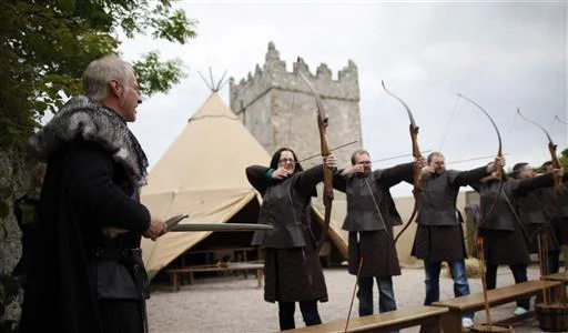 The archery experience at Winterfell. Image courtesy of Tourism Northern Ireland.