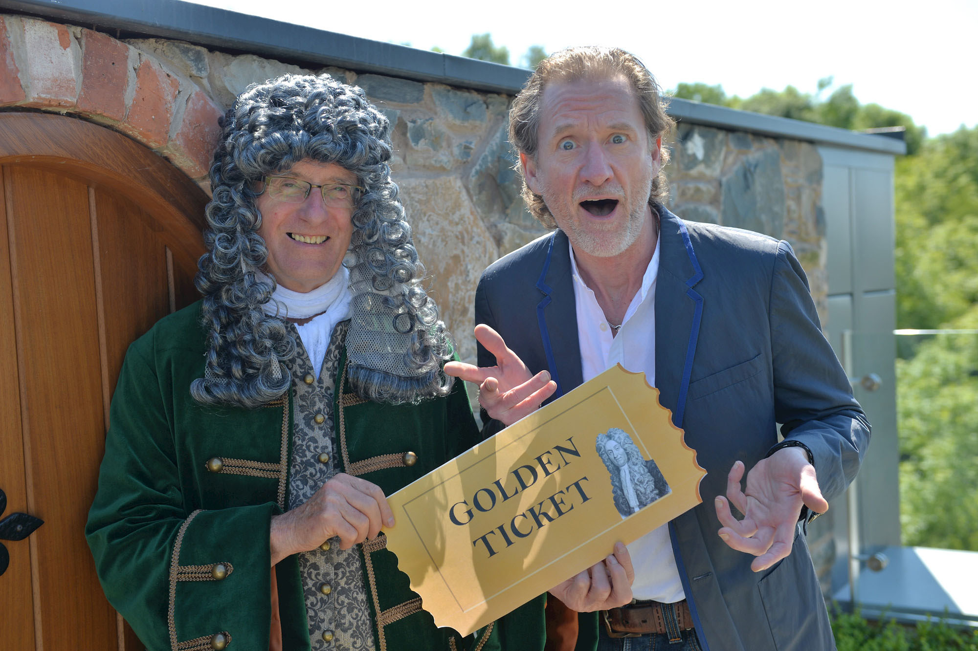 Hans Sloane offers chef Paul Rankin a 'golden ticket' to this year's festival