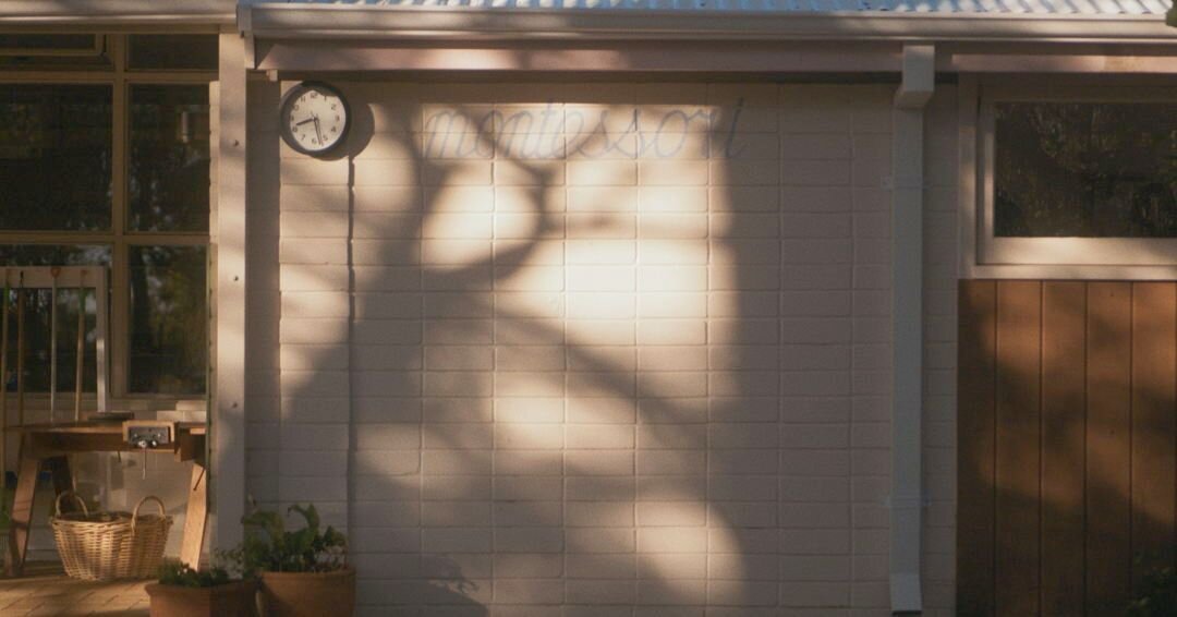 Frame grab from a shot of morning shadows at @themontessorischoolkingsley