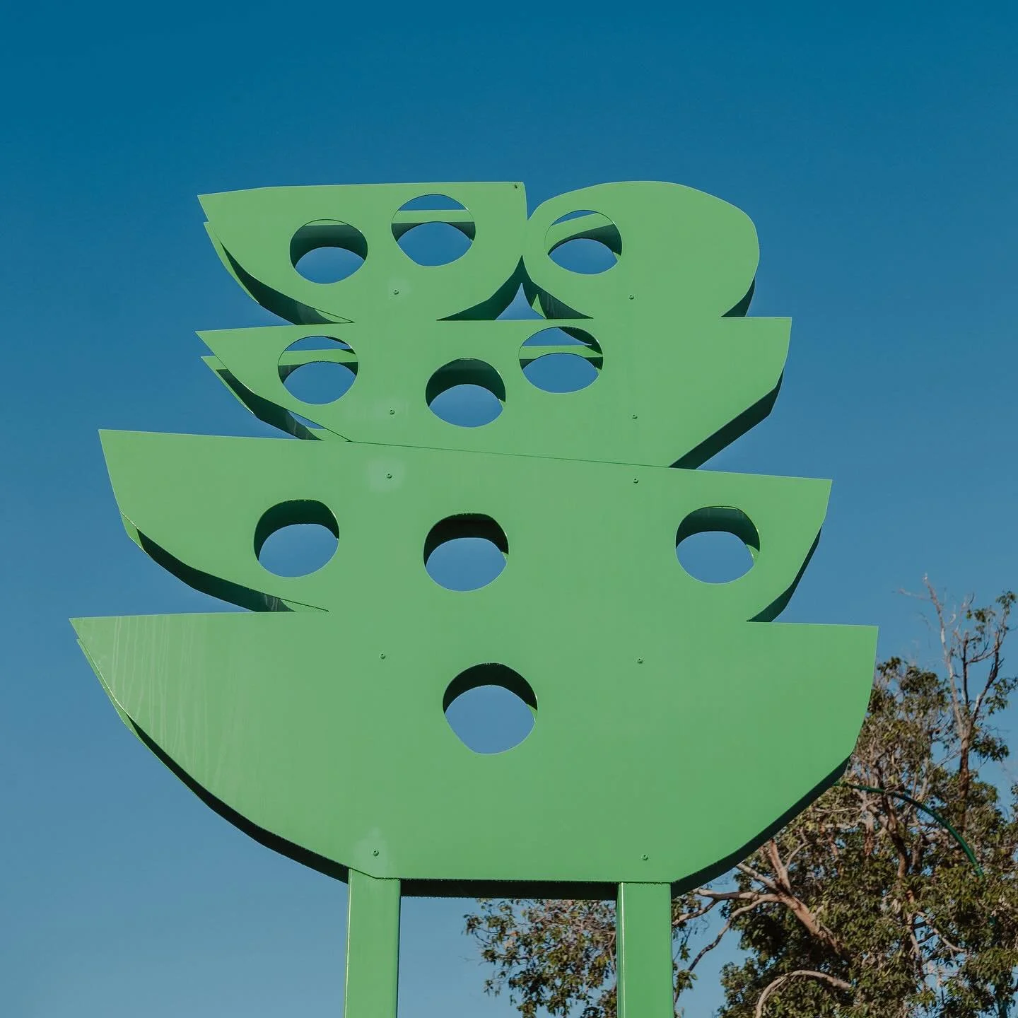 Another @nixon__studio sculpture out in the wild! this one&rsquo;s down in Mandurah 🧩
