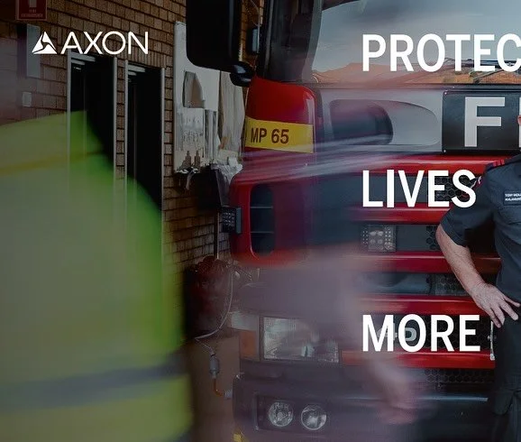 Such an epic product photo &amp; video shoot with @axon.enterprise &amp; the Kalamunda Fire Brigade on a beautiful Winters day in the Perth hills. Here&rsquo;s a few final select images, the first two slides were utilised on a huge 6m wall for the re