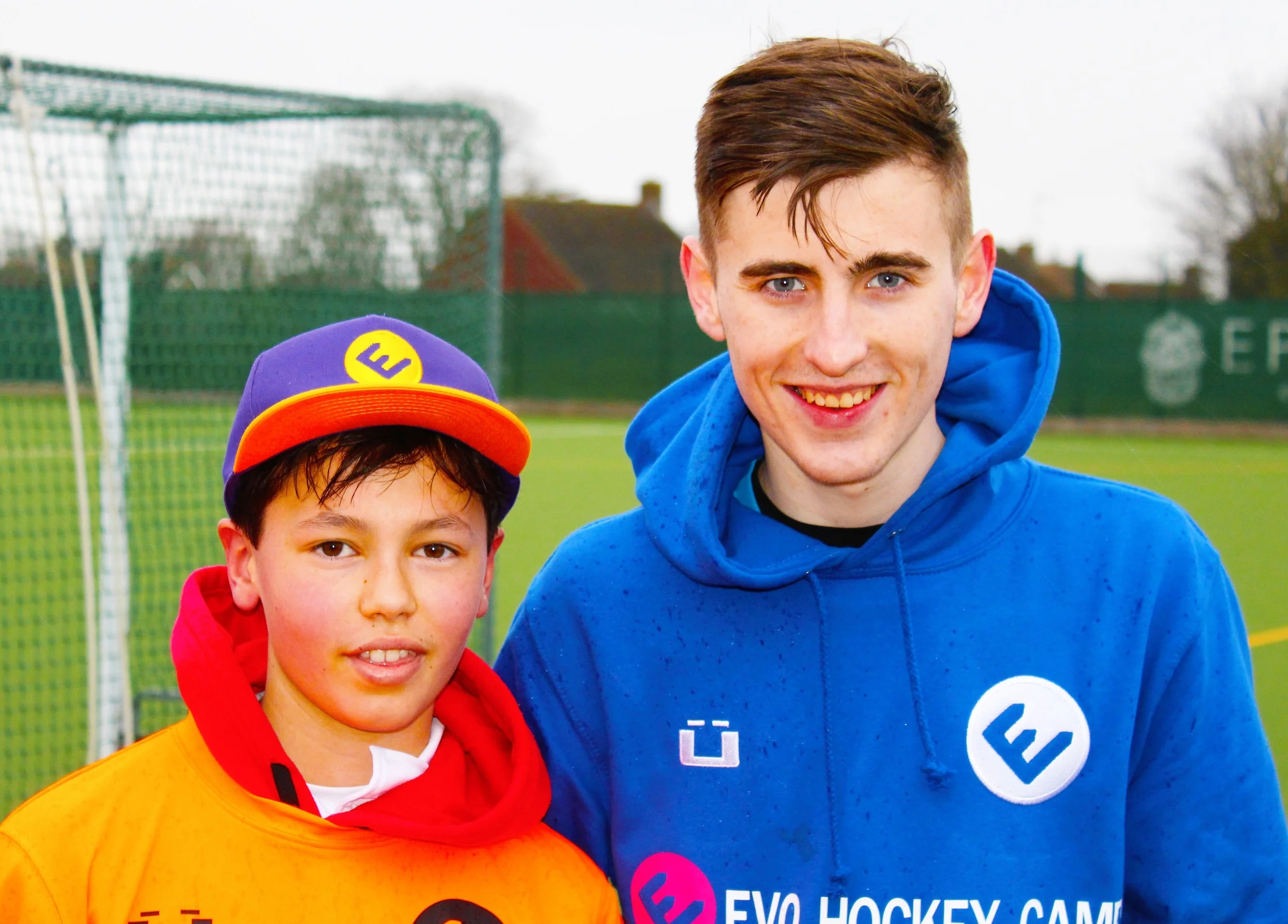  Prizewinner Aaron Thomas with EVO coach Harry Reynolds 