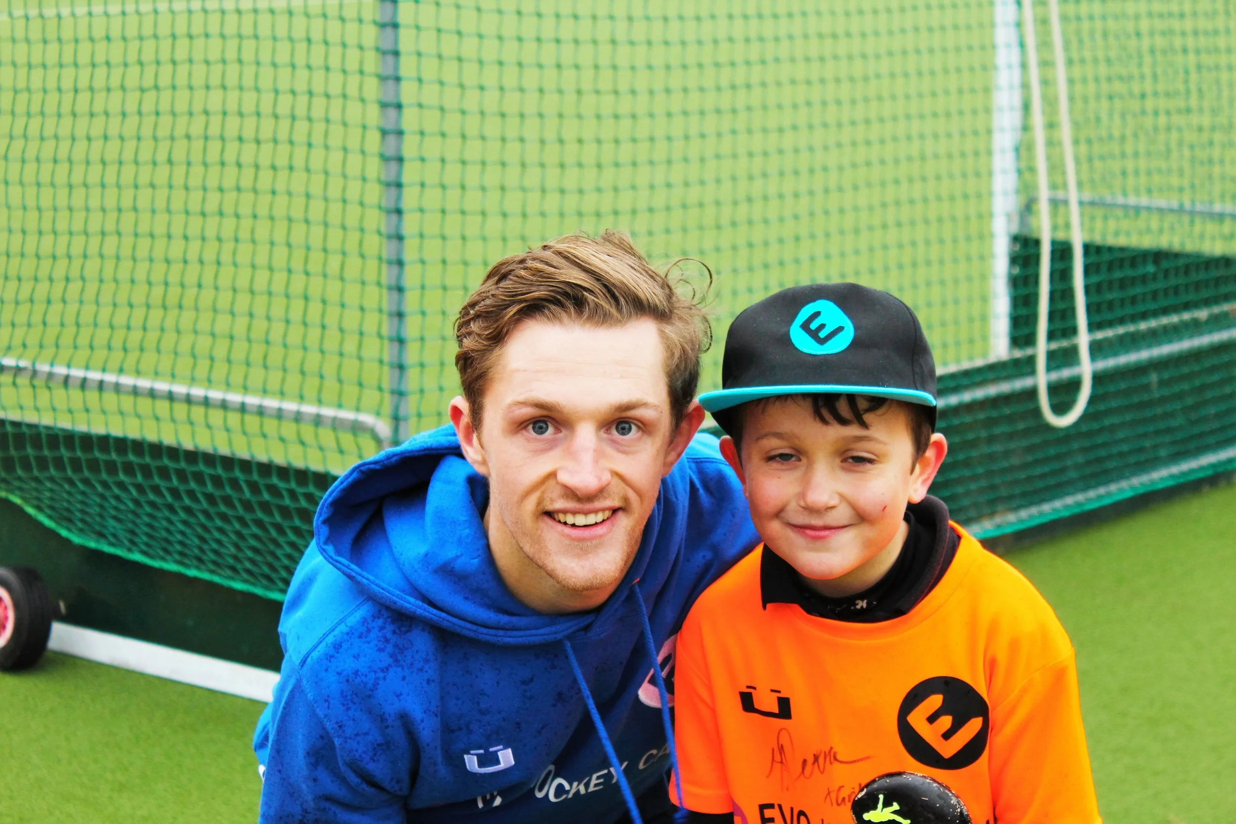  Prizewinner Ben Pawson with EVO coach, GB U23s international &amp; Sultan of Johor Cup winner Jonty Griffiths 
