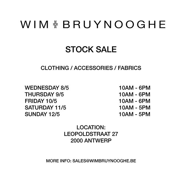 Today! #stocksales