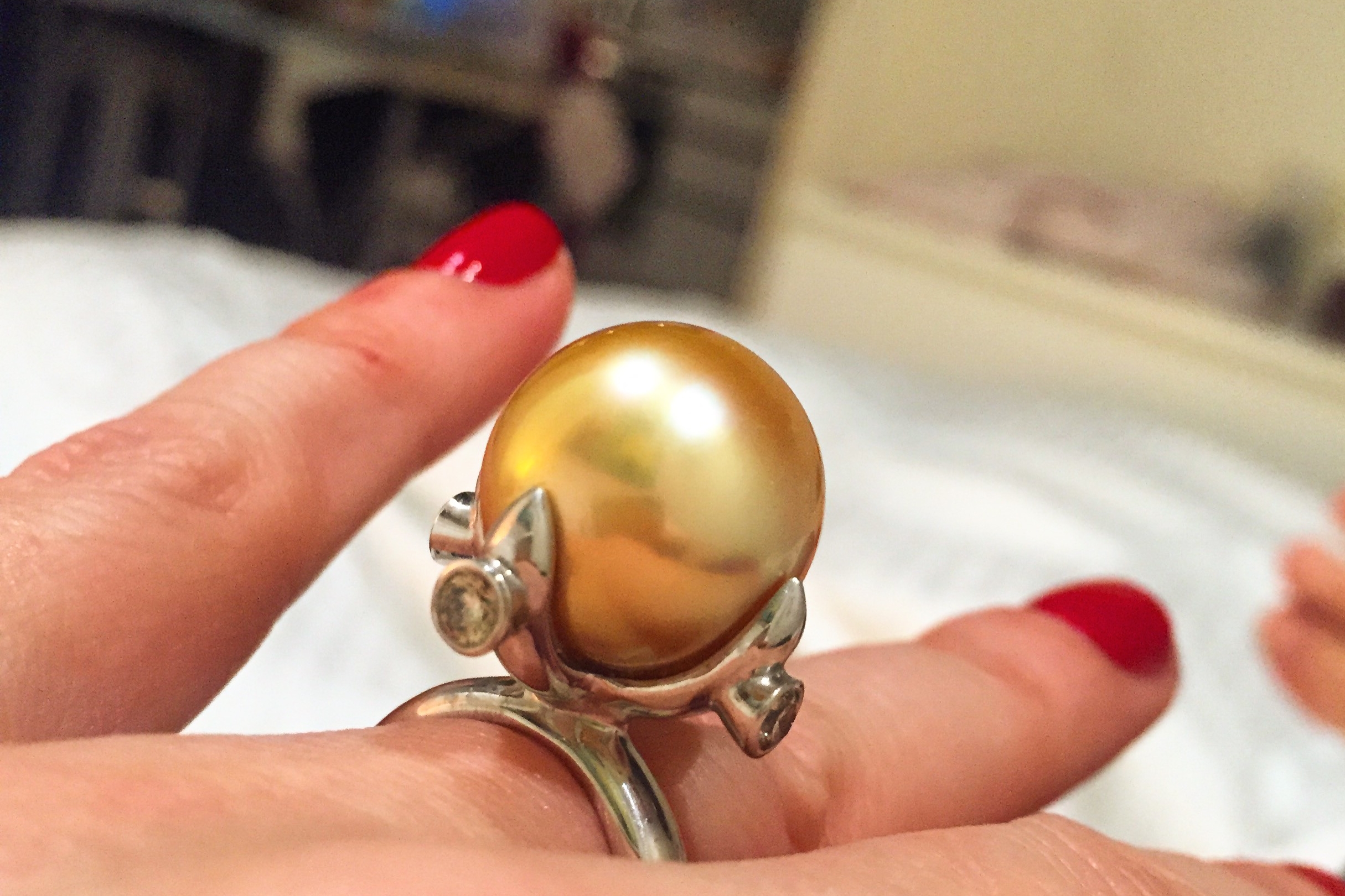 The day I received my beautiful engagement ring.