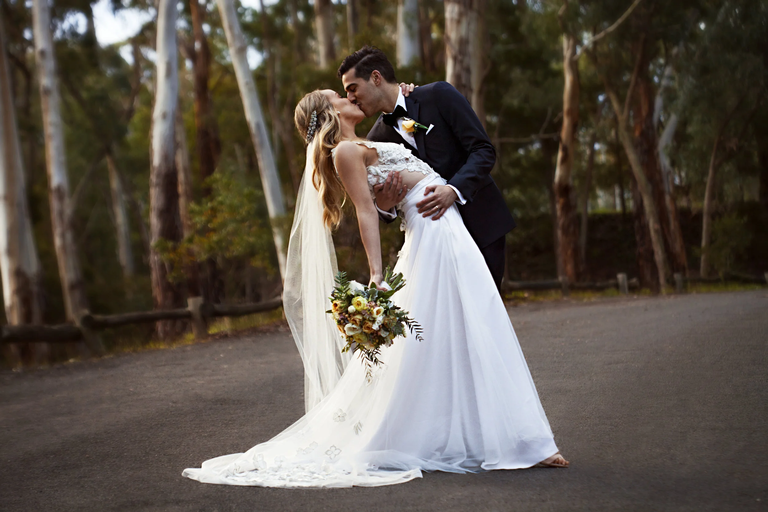 Georgia & Xavier captured by Elena at The Convent Daylesford