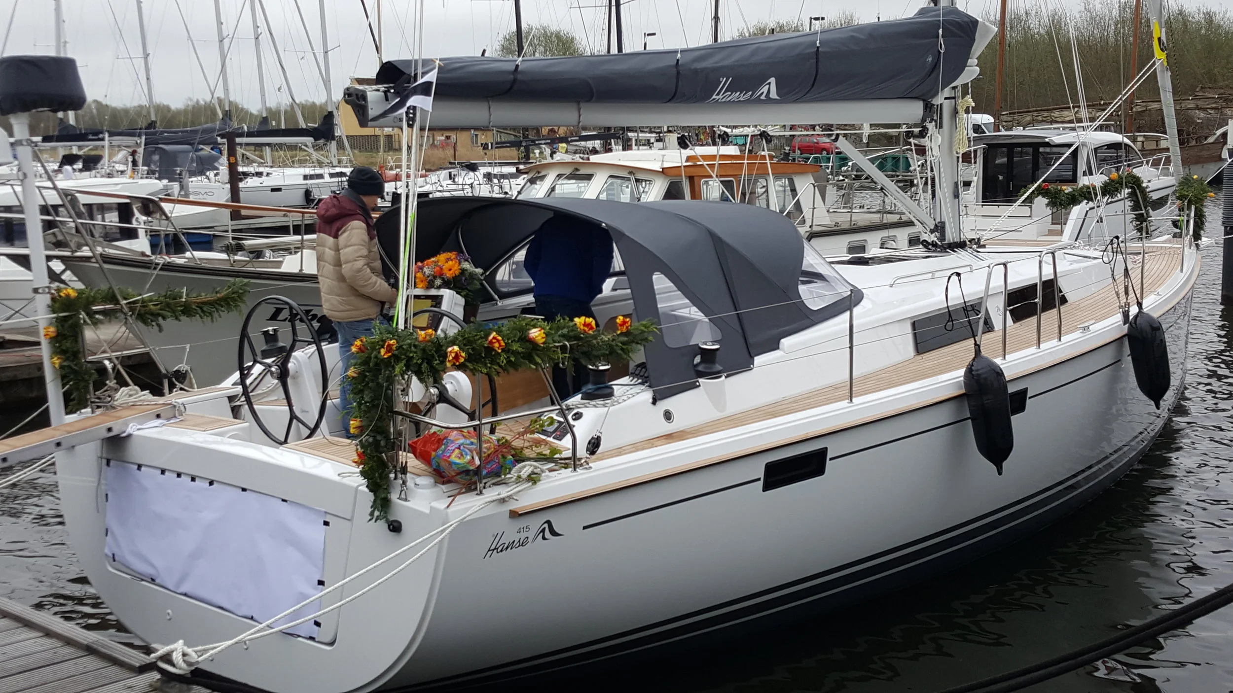 Ny Hanse 415 klar for dåp i Greifswald