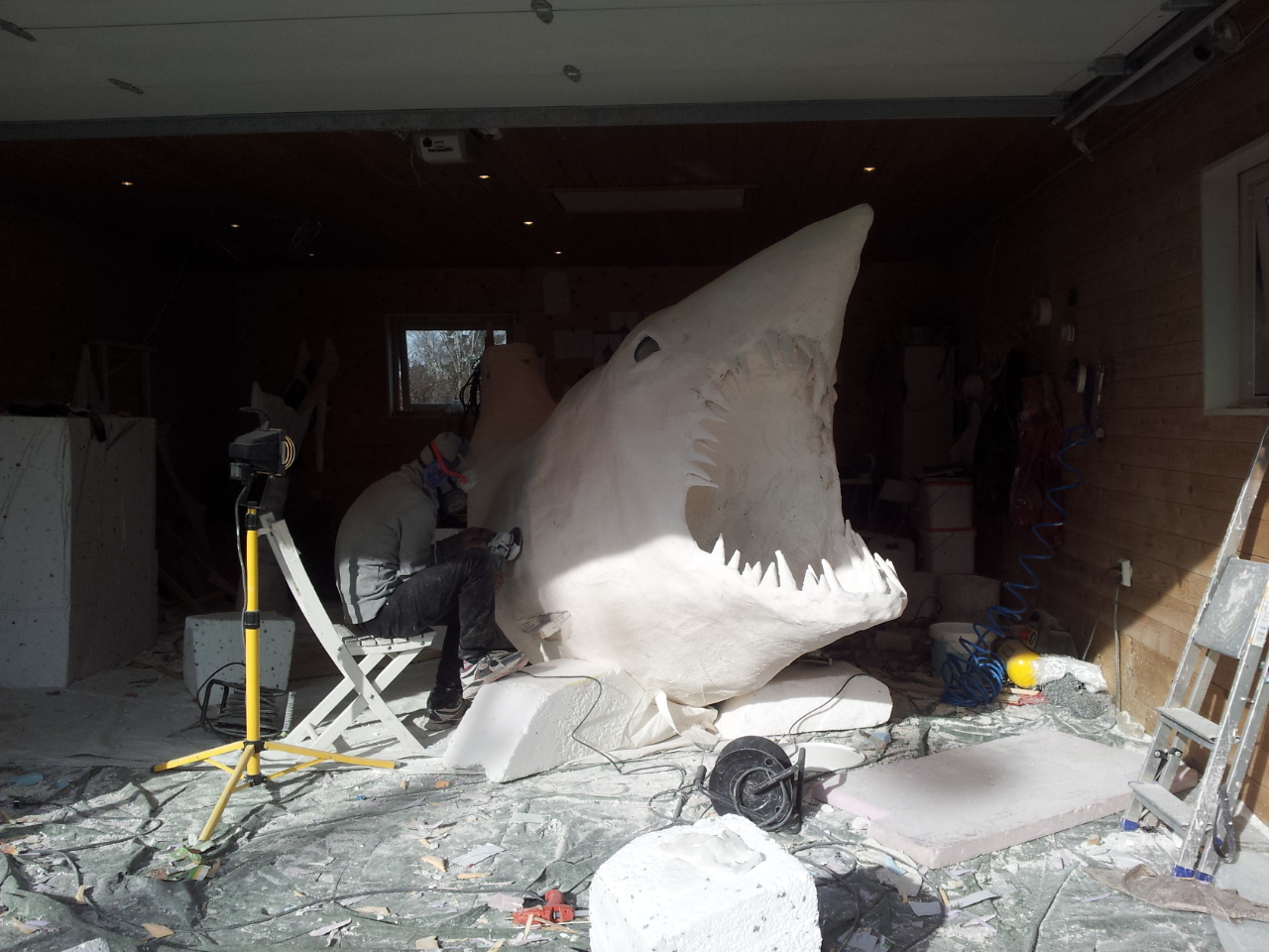 Jaws shark sculpture 6sans russ concert sebastian sanders.jpg