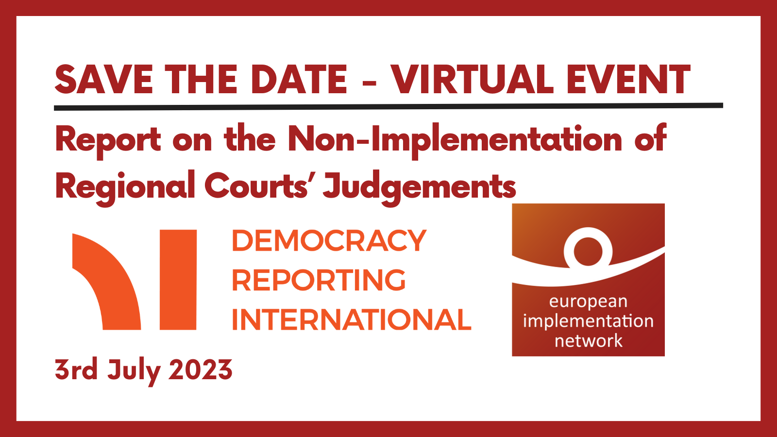 Save the Date: Rule of Law 2023 Report Launch Virtual Event