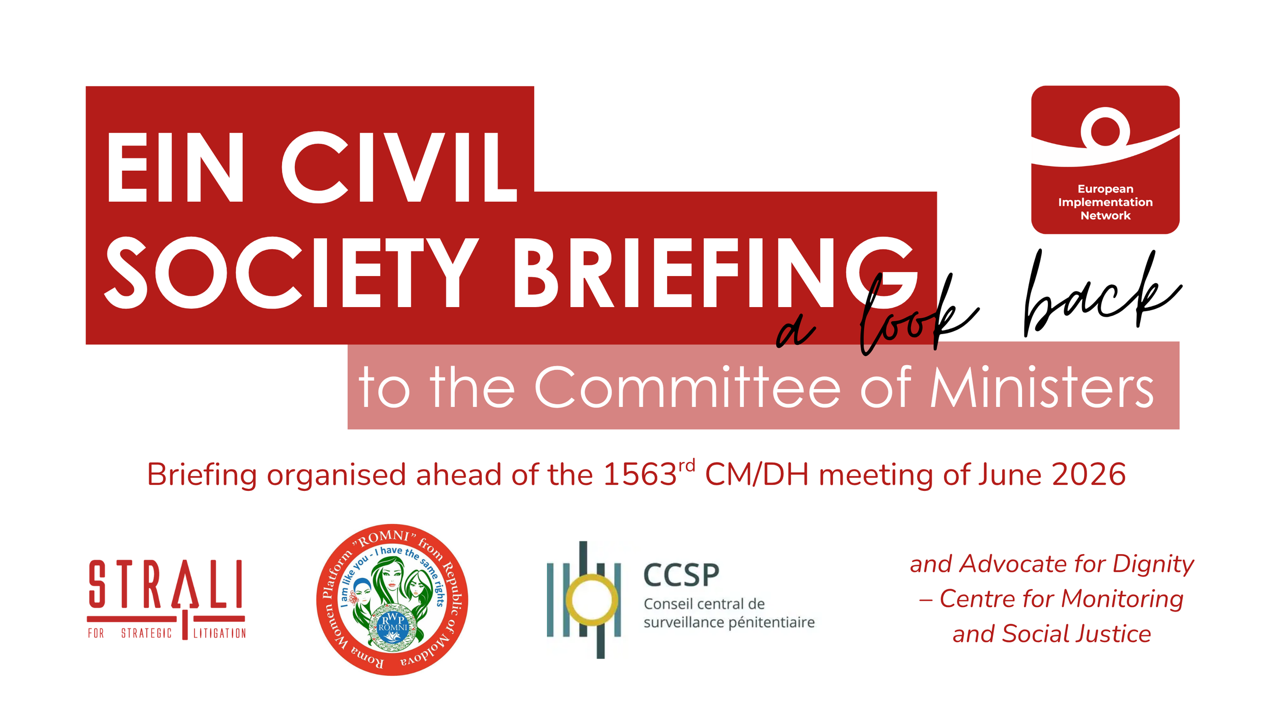 EIN Civil Society Briefing May 2026 – Belgium, Italy, Republic of Moldova and Romania