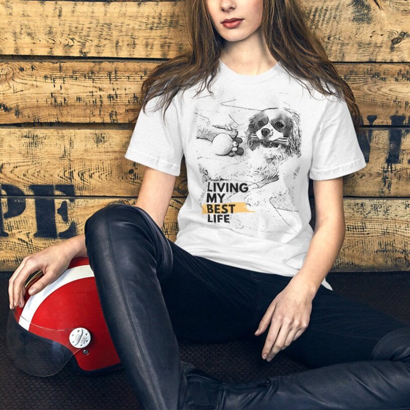 Living My Best Life_Short-Sleeve Unisex Tee