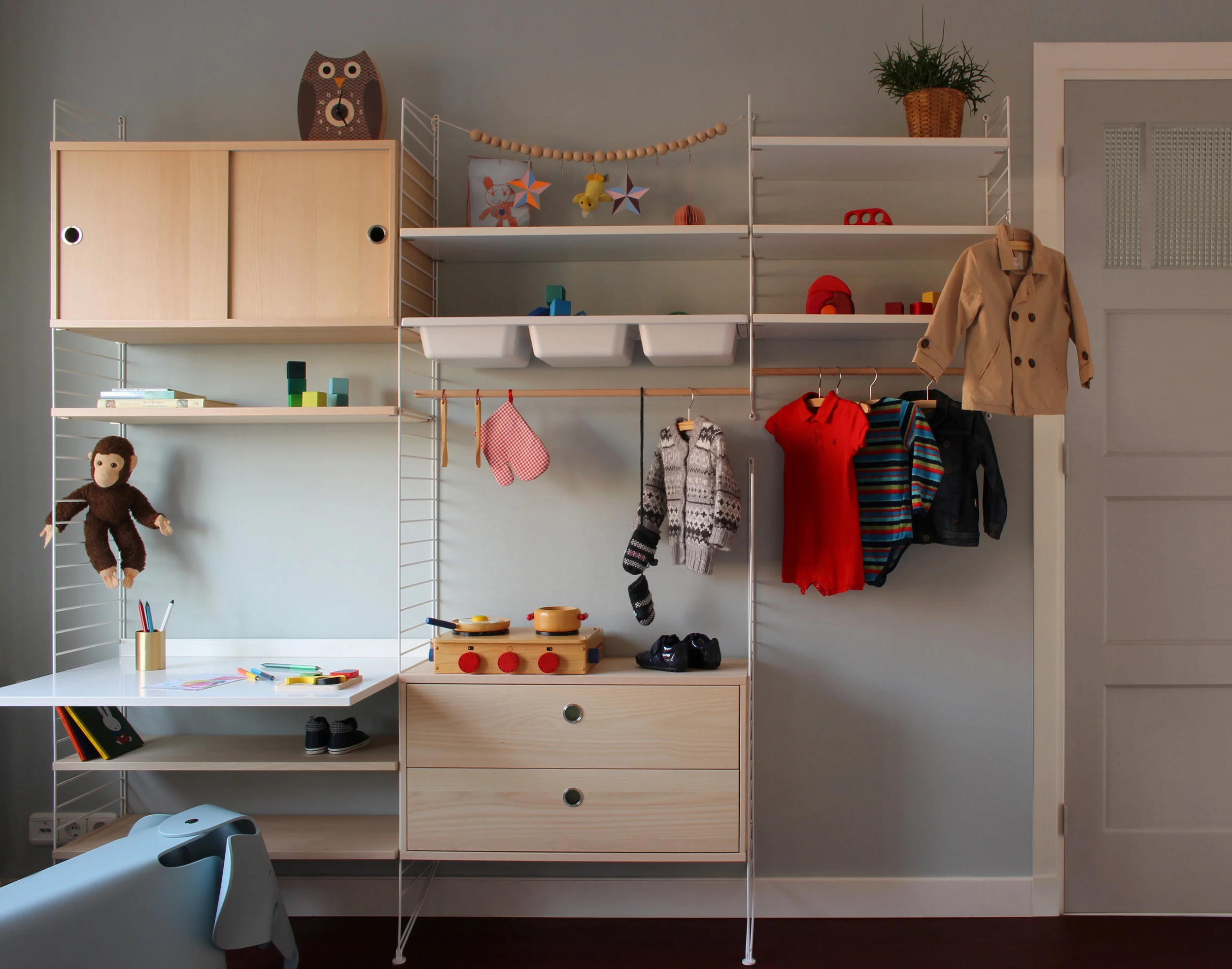 De String kast groeit mee...